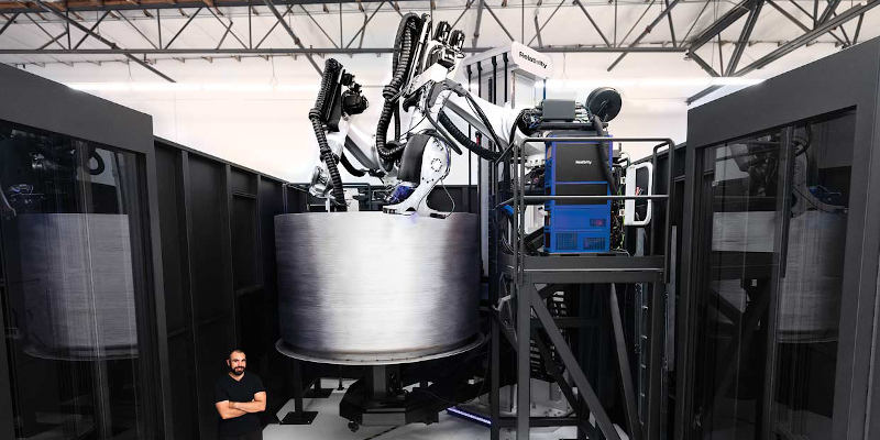 Stargate factory for 3D printing rockets. Relativity space have the largest metal 3D printer in the world