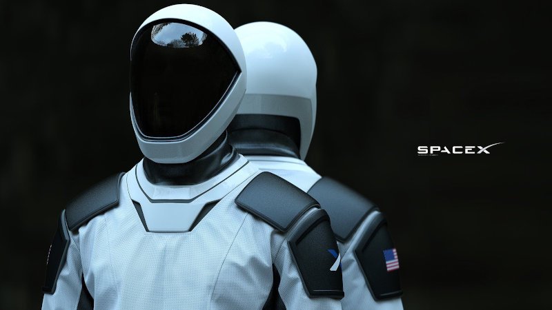Starman 3D printed space suit helmet
