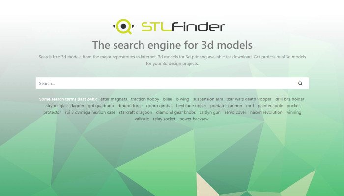 stlfinder stl file search engine