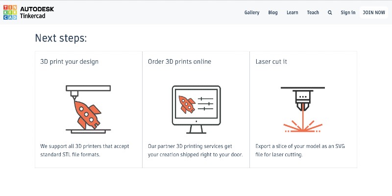 TinkerCAD software