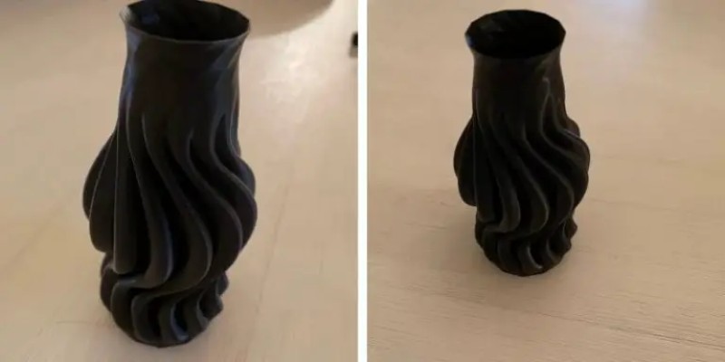 Vase 3D print made with Snapmaker 2.0